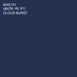 #243151 - Cloud Burst Color Image